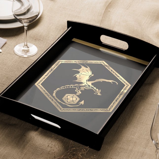 Papel De Seda Dragão de Dice RPG | Retro Tabletop Role Player Do (Criador carregado)