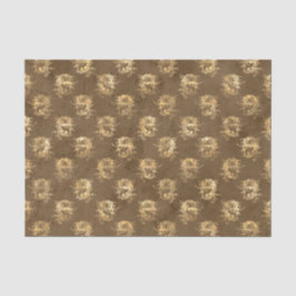 Papel De Seda Dragão Mítico Dourado