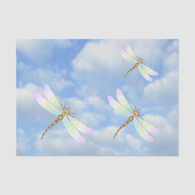 Papel De Seda Dragonfly (Frente )