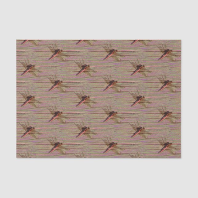 Papel De Seda Dragonfly Colorful (Frente )