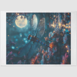 Papel De Seda Dragonfly Noite