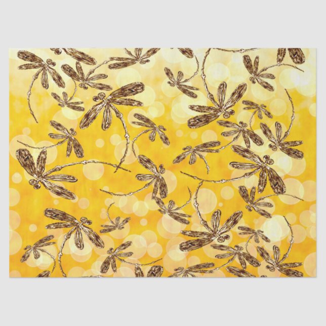 Papel De Seda Dragonfly Sunshine (Frente )