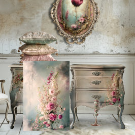 Papel De Seda Dreamical Whimsical Vase & Floral Still Life