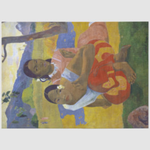 Papel De Seda Duas Mulheres Tahitianas, Gauguin