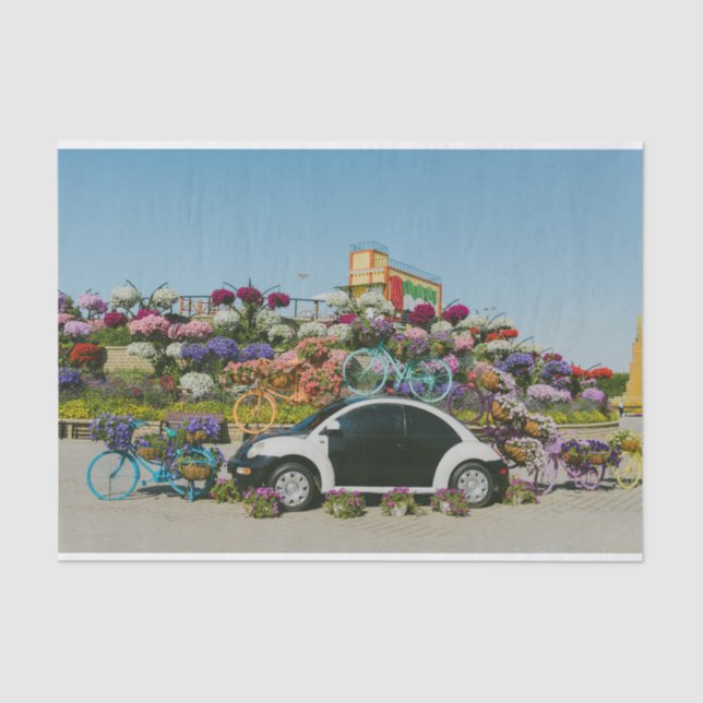 Papel De Seda Dubai Miracle Garden (Frente )