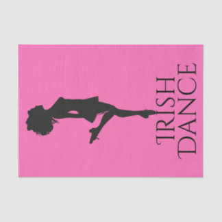 Papel De Seda Duro de dança Calçado rosa e preto