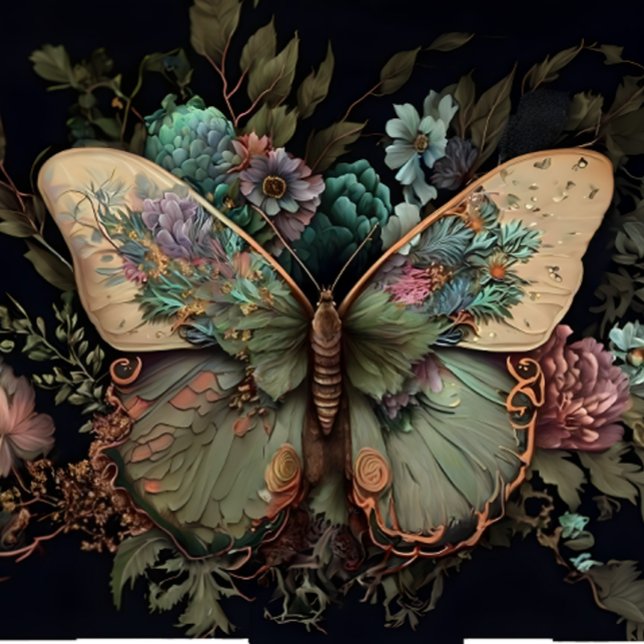 Papel De Seda Dusty Rosa Moth (Criador carregado)