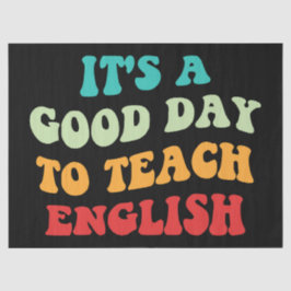 Papel De Seda É um bom dia para ensinar inglês