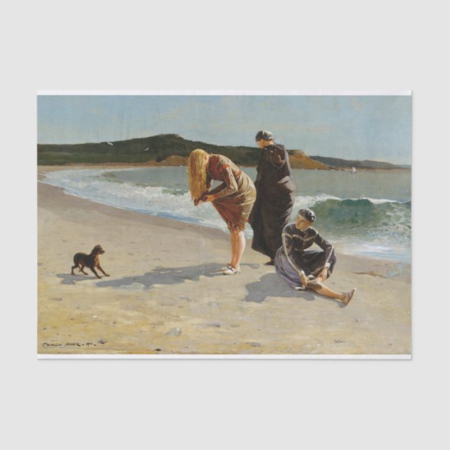 Papel De Seda Eagle Head, Manchester, Massachusetts (High Tide) (Frente )