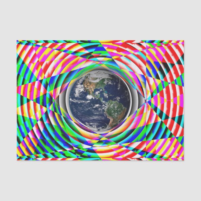 Papel De Seda Earth Vibes de Kenneth Yoncich (Frente )