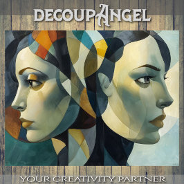 Papel De Seda Ecos Divergentes - Decoupage -