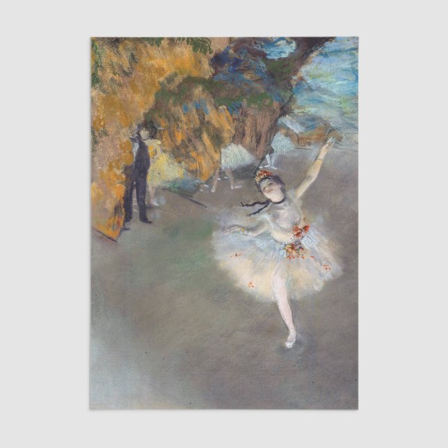 Papel De Seda Edgar Degas - A Estrela / Dançarina no Palco (Criador carregado)