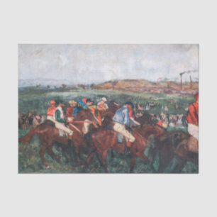 Papel De Seda Edgar Degas - Corrida de Cavalheiros