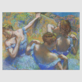 Papel De Seda Edgar Degas - Dançarinos Azuis
