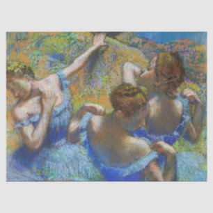Papel De Seda Edgar Degas - Dançarinos Azuis