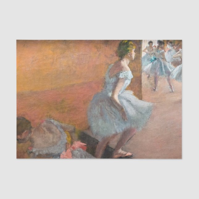 Papel De Seda Edgar Degas - Dançarinos Subindo uma Escada (Frente )