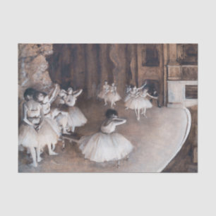 Papel De Seda Edgar Degas - Ensaio de Balés no Palco