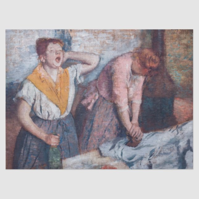 Papel De Seda Edgar Degas - Mulher Ironando (Frente )