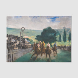 Papel De Seda Edouard Manet - As Corridas em Longchamp
