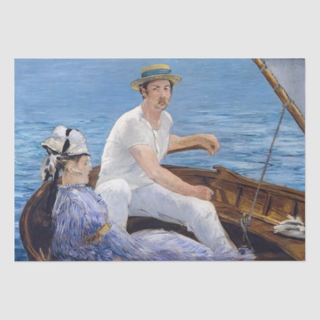 Papel De Seda Edouard Manet - Embarcação (Frente )
