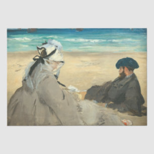 Papel De Seda Edouard Manet - Na Praia