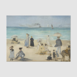 Papel De Seda Edouard Manet - Na Praia, Boulogne-sur-Mer
