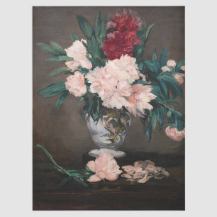 Papel De Seda Edouard Manet - Vaso de Peões em Pequeno Pedestal