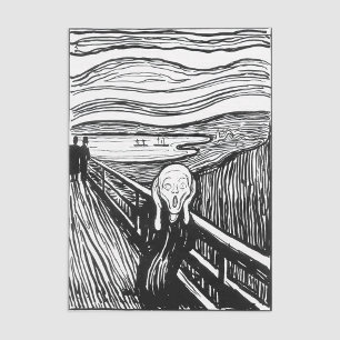 Papel De Seda Edvard Munch - A litografia do Gritar