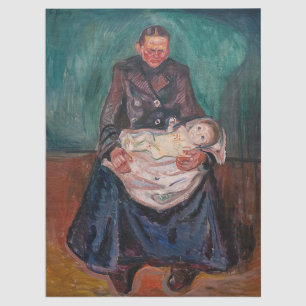 Papel De Seda Edvard Munch - Mulher com Criança Doente, Herança