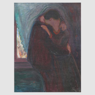 Papel De Seda Edvard Munch - O Beijo