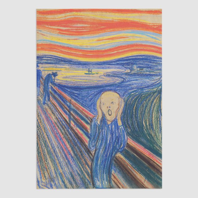 Papel De Seda Edvard Munch - O Gritar 1895 (Criador carregado)