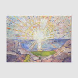 Papel De Seda Edvard Munch - O Sol 1911