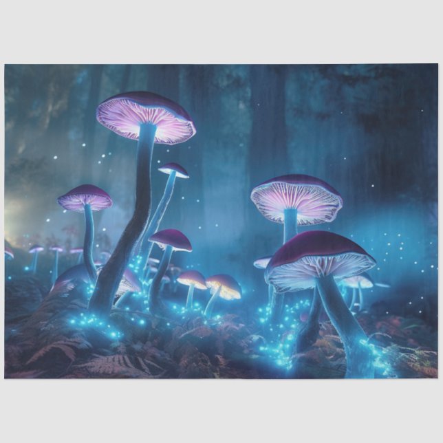 Papel De Seda Eetéreo Série Mushroom Design 5 (Frente )
