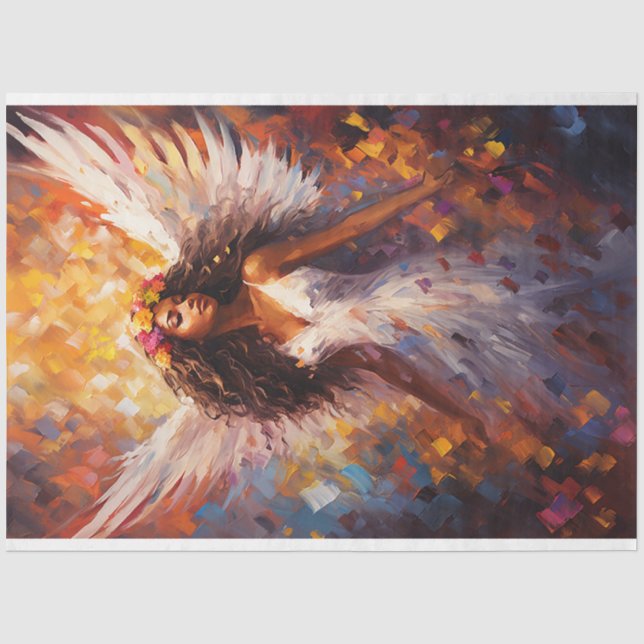 Papel De Seda Eethal Angel Art Poster (Frente )