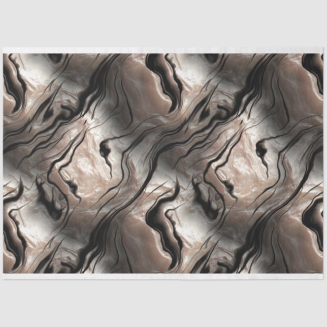 Papel De Seda Efeito Mãe de Pérola Opalescente (Frente )