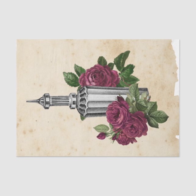 Papel De Seda Efêmera de Bruxa Série de Design #2 (Frente )