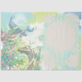 Papel De Seda Efêmeras de Pavão 3