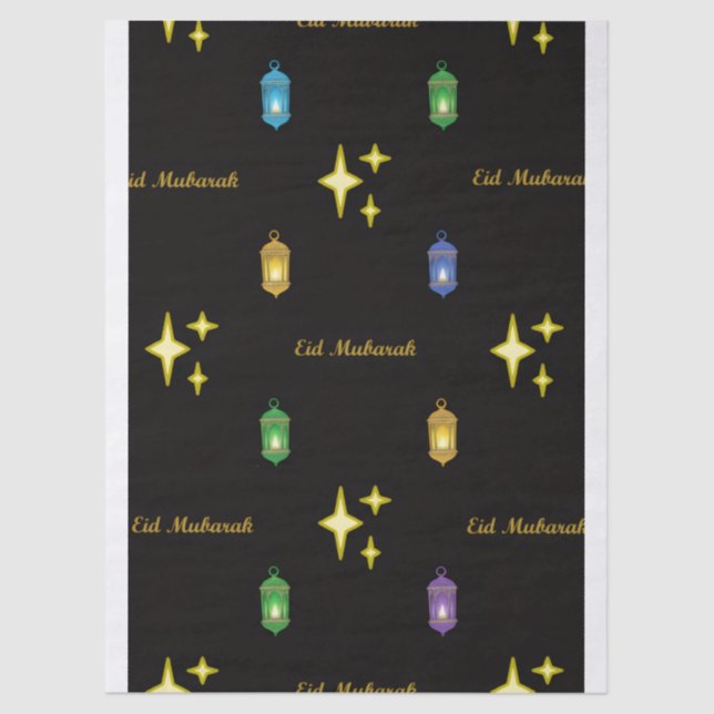 Papel De Seda Eid Gift Bag (Frente )