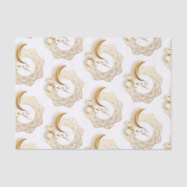 Papel De Seda Eid mubarak (Frente )
