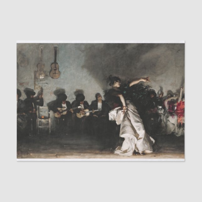 Papel De Seda El Jaleo por John Singer Sargent (Frente )