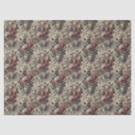 Papel De Seda Ela tem velas - Floral Gótico