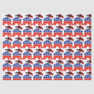 Papel De Seda Elefante republicano Papai Noel