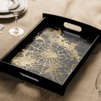 Papel De Seda Elegância da teia | Dourada Cobweb assustadora