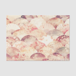 Papel De Seda Elegant Japanese Folding Fan Watercolor