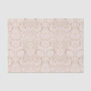 Papel De Seda Elegant Ornate Cream Victorian Damask