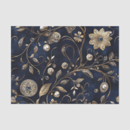 Papel De Seda Elegant Vintage Floral Tissue Paper