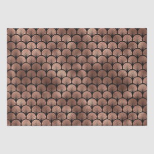 Papel De Seda Elegante Arte em Grade em Dourado Rosa no Estilo A