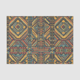 Papel De Seda Elegante Beige "Elegância Geométrica Séculos" T
