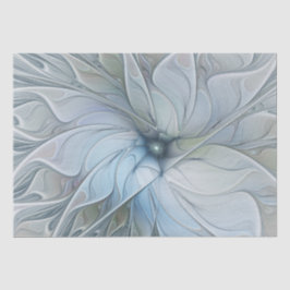 Papel De Seda Elegante Beleza Arte Fractal Abstrata Moderna Flor