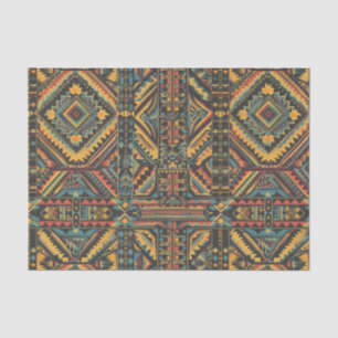 Papel De Seda Elegante Branco ["Elegância Geométrica Séculos"]